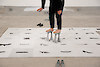 Marie-Ange Guilleminot, shoe / chaussure 1 :1 - Passerelle Centre d'art contemporain, Brest © photo : Nicolas Ollier